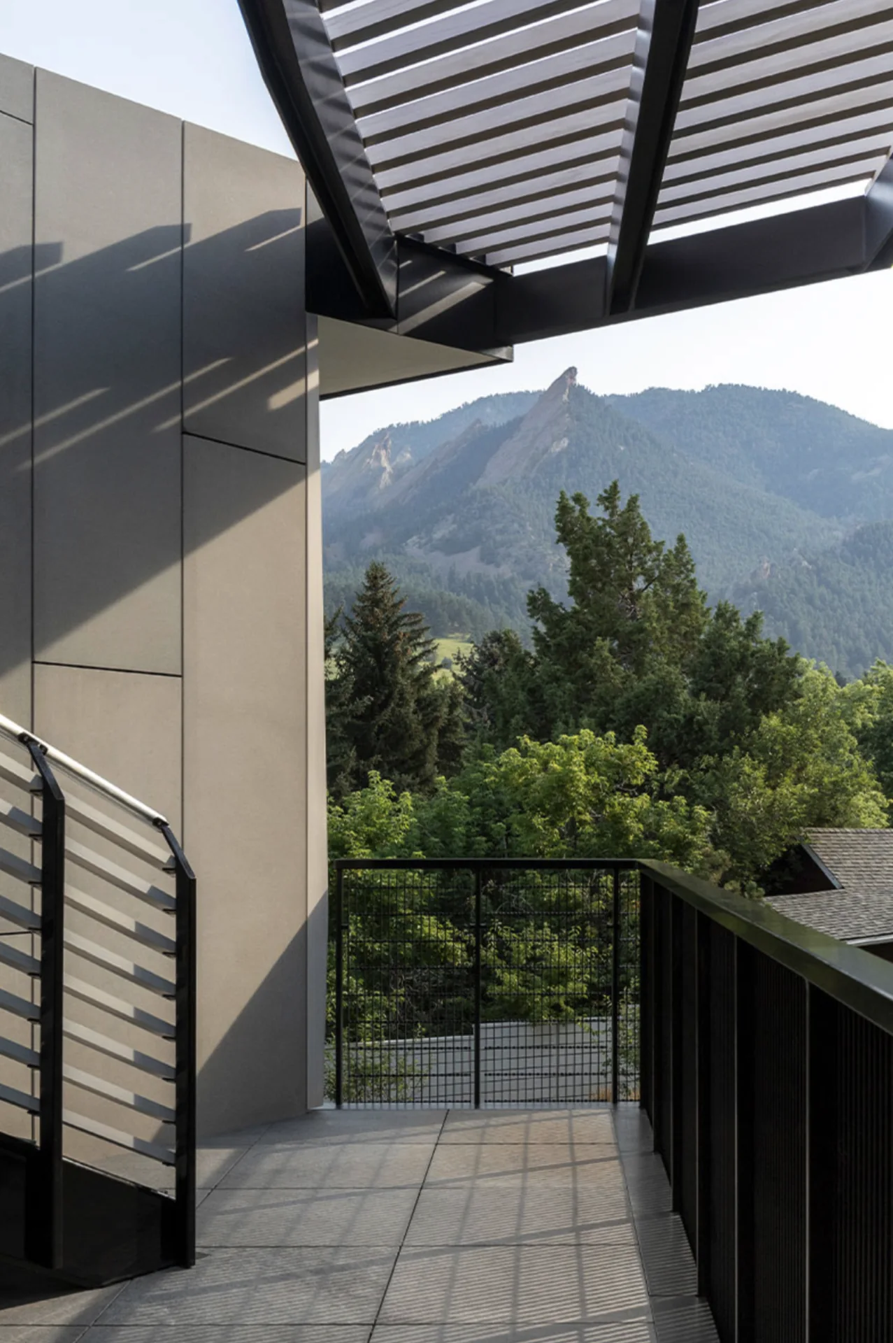A closer look at structure, shade, and the view beyond.